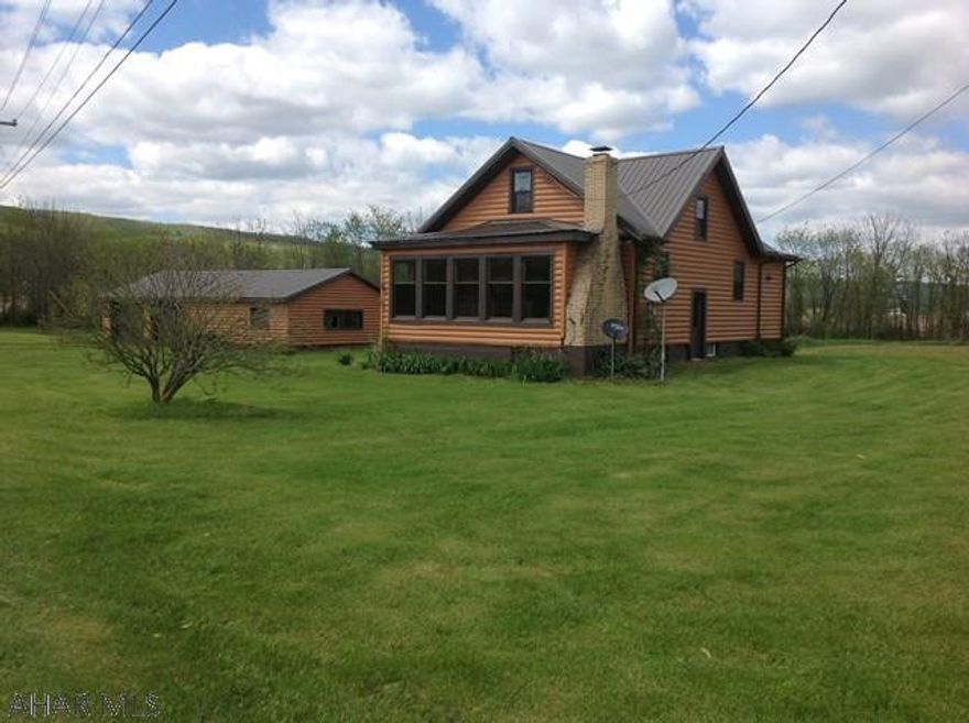 LADIES AND GENTLEMEN, IF YOU'RE LOOKING FOR A WEEKENDER OR A FULL TIME HOME , THIS IS A PEACEFUL AND GREAT VIEWS , STOCKED TROUT STREAM , WHICH BORDERS BACK YARD.  FISHERMEN THIS IS PARADISE , AND A LADIES HOME CAN BE MADE YOUR OWN...A MUST SEE.