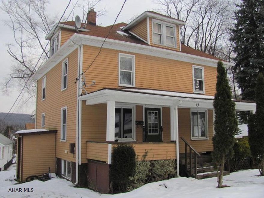 Nanty-Glo 4BR home on approx 1/2 acre lot. Hardwood floors, oil hot water heat.