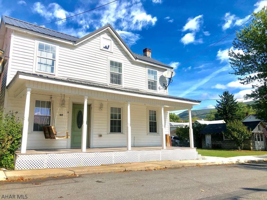 This lovely colonial style home offers great potential.  Located in downtown Hyndman, PA, the walkable distance to shops and a restaurant makes this property a must see.  Perfect as a starter home, this affordable home is loaded with small town charm.  Call for more details or to schedule a showing today!