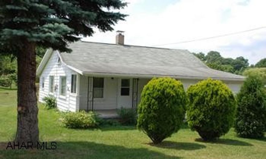 one story ranch on 3.6 acres ranch style home on 3.6 acres. recently surveyed. house has 2 bedrooms with a bonus room could be used as a third bedroom.  garage with second floor was started to finished for an appartment.