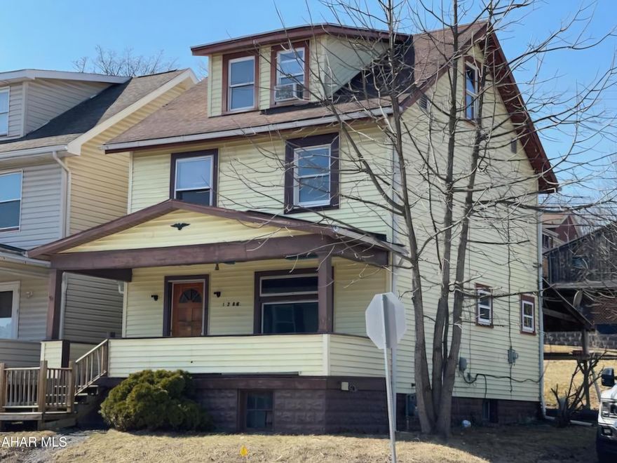 This charming 3-bedroom, 1-bath home is nestled on a desirable corner lot in the Wehnwood area of Altoona, just a short walk from the Penn State Altoona Campus! Offering the perfect blend of convenience and comfort, it's ideal for anyone looking to be close to campus while enjoying a peaceful neighborhood setting. Inside, you'll find fresh new carpeting throughout the home, creating a cozy and inviting atmosphere. The 1st and 2nd floors have also been recently painted, giving the entire home a refreshed, modern look. The kitchen has been updated with brand-new flooring, modern cabinets, and a sleek countertop, making it a great space for cooking and entertaining.
The home also boasts a large attic, providing plenty of room for storage. With a full-price offer, a NEW METAL ROOF will be installed within 60 days of closing.  Whether you're looking for a starter home, a rental property, or a cozy place near campus, this home is a fantastic opportunity! (preapproved buyers only, buyer to confirm taxes, sq footage, & lot size)