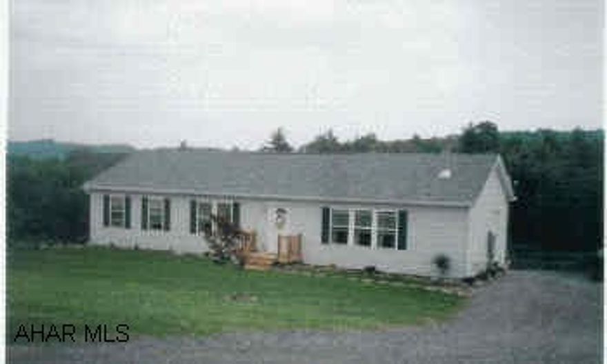 Brand new 1 story with 3BR/2BA and full unfinished basement on 3.95 acres