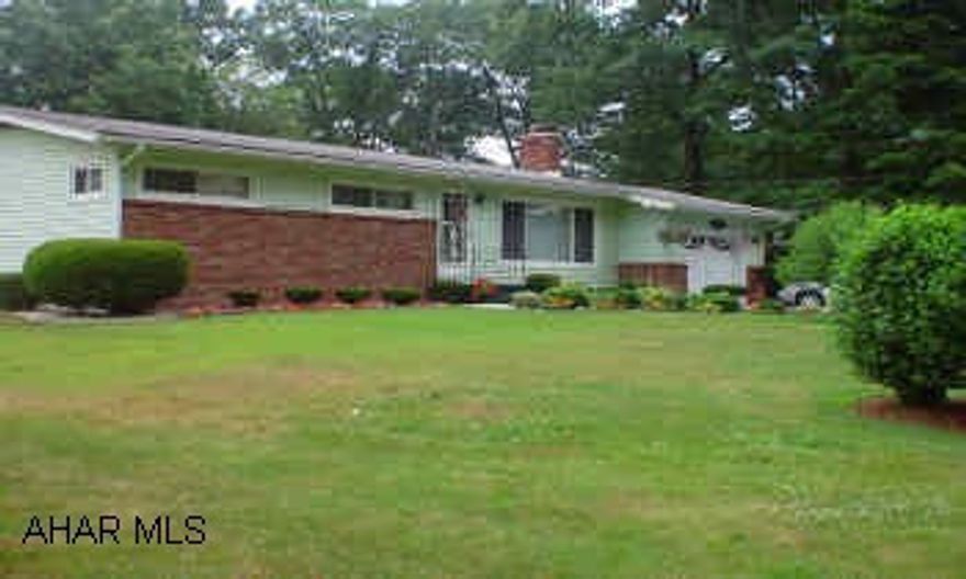 Meticulously cared for ranch home in Johnson Dev., Bellwood schools. New windows and updated 200 amp. electric. Large lot, 3 BR, LR, DR, 1 BA, finished basement. Pool table and riding mower with full price offer.