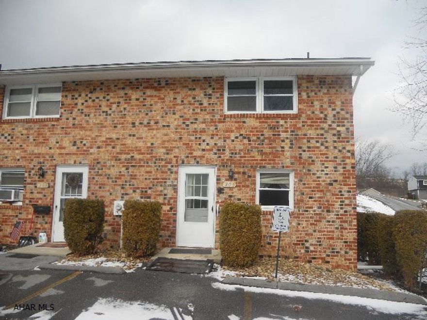 This is a perfect opportunity to buy a beautiful, spacious 2 bedroom, 1.5 bath townhome in a nice and quiet community within Duncansville - the icing on the cake is that this home is also handicap accessible! The townhouse has wheelchair accessibility in the front and an intercom system. There is also a handicap accessible shower, chair lift and personal handicap parking space. It is located in a well-maintained private community but is still close to stores & shopping. Located in Hollidaysburg school district. The HOA fee includes the following: access to the in-ground swimming pool, lawn care, snow removal, trash removal, exterior building updates (roof & siding).