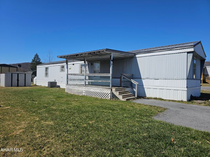 Come and make the Willowbrook Community your new home.  This home features two bedroom and two bath.  All new stove and refrigerator. It has central air and propane heat.   There is a new lifetime metal roof and as an added bonus a shed is included. This home is move in ready.