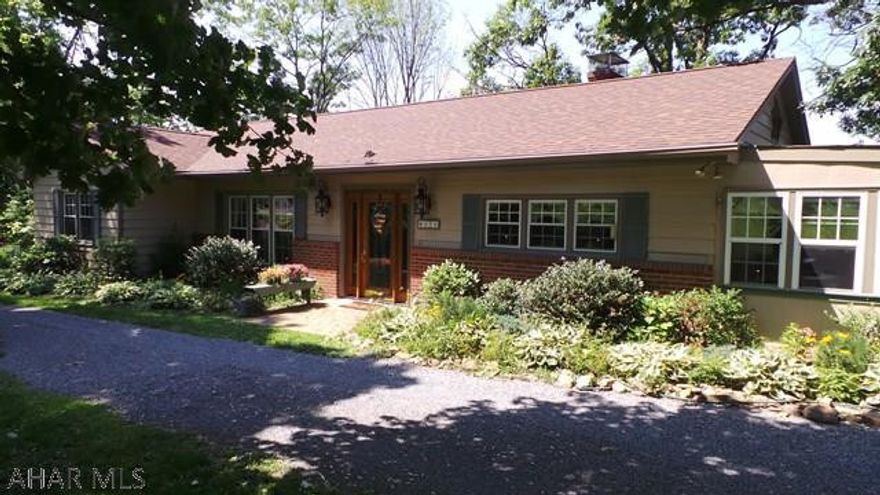 Well maintained, updated and nicely decorated 4 bedroom, 2.5 bath ranch on large treed lot in Lakemont. Finished basement with family room, bedroom, 3/4 bath and plumbed for kitchen area with french doors to rear yard. Could be a guest suite. Good mechanics. Large 12 x 24 shed is included. Plenty of parking on the shale driveway. Taxes are estimated.