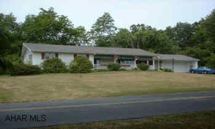 LOGAN TWP., ELDORADO.  GOOD SIZE RANCH, MASTER BEDROOM WITH 3/4 BATH.  TWO PATIOS, FINISHED BASEMENT WITH BAR. WORKSHOP.