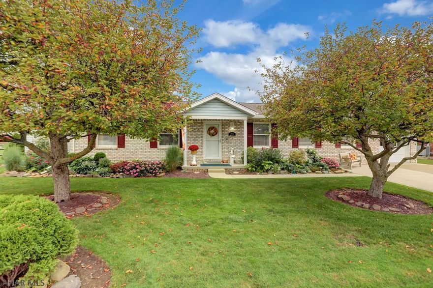 You're going to love living in this charming ranch home, in a delightful and friendly neighborhood. You'll be tucked away in seclusion yet close to all the amenities.  If you are looking for one floor living, then you are sure to want what this lovely home has to offer.  This gently lived in home boasts gorgeous perennial gardens and landscaping, a wonderful covered deck/patio, bright/cheery living room,  kitchen with island and pantries, dining room, 3 bedrooms, 2 bathrooms, a den/office/family room, and a sunroom with tall windows for enjoying the spectacular flower beds.  With both the large storage area (15x12) and the garage (22x12) with built in cabinets, everything will have a place.  See the list of upgrades. This is surely a place to call HOME!!!   You're going to love it here!!!