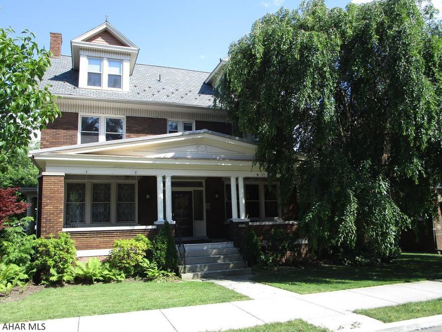 Buyers must be preapproved. One of kind Stately brick home features grand foyer, living room with a gas fireplace and book cases. Formal dining room with 2 built in corner cabinets. Large eat in kitchen, first floor laundry & 1/2 bath. Second floor has 4 bedrooms. Room off of the master bed room could be an office, exercise room or a nursey. 3/4 bath on 2nd floor has never been used. Attic could be 2  more bed rooms or great storage .Full bath  2 gas hot water furnace. 200 amp electric. .Beautifully landscaped corner lot.  75 x 120 . 2 car garage. Shed, Private fenced in yard with patio. New roof in 2018.  Leaded glass through out the home. Being "SOLD AS IS"