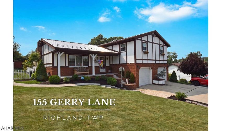 The lovely 4 bedroom/3bath multi-level home sits in the popular Richview Manor in Richland Twp.. There's so much to see here, it's hard to know where to begin.  The first level has a living room, dining room, spacious kitchen and breakfast nook and leads to a extra-large deck with above ground pool.  A few steps up you'll find 4 large bedrooms. The master suite is roomy with a walk-in closet and full bath.  The shared bath is absolutely lovely with designer dual-sinks and a large shower. A few steps down leads to the comfortable den with gas fireplace and walkout to the rear patio.  A 3rd full bath is on this level.  The large lot is beautifully landscaped and has a garden and two sheds.  This one will not last!