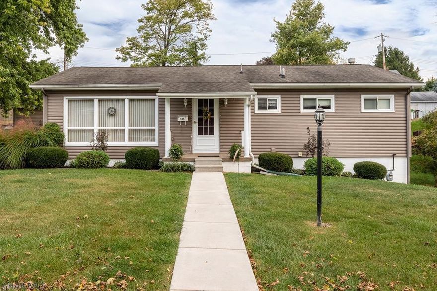 Two Words:  SEE IT!  One story in East End.  Newer roof, furnace, AC, Hardwood floors throughout 3 Bedrooms. (2 bedrooms have carpet - HW underneath).  100x120 lot with Gazebo, detached oversize garage.  Sliding glass doors from kitchen leads to covered patio and private yard.  Family Room in basement with bathroom.  Corner Lot - great curb appeal.  See pictures.  Buyer backed out of cash deal no inspections.  Here is another opportunity to own this corner lot home!