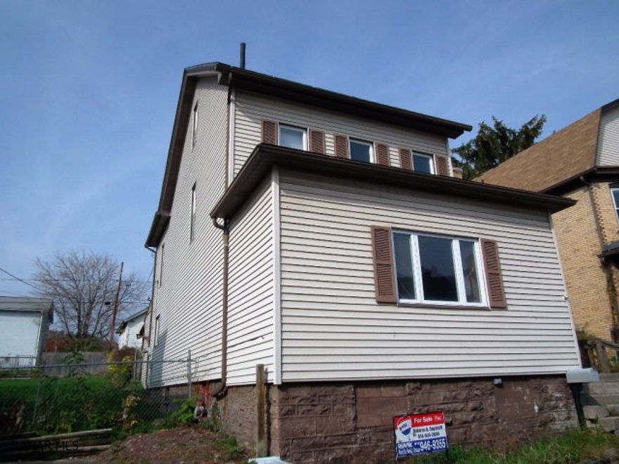 3 bedroom home, w/up attic, detached garage, needs work, main roof replaced. Seller will give $5000 seller assist with a full price offer, loads of potential!