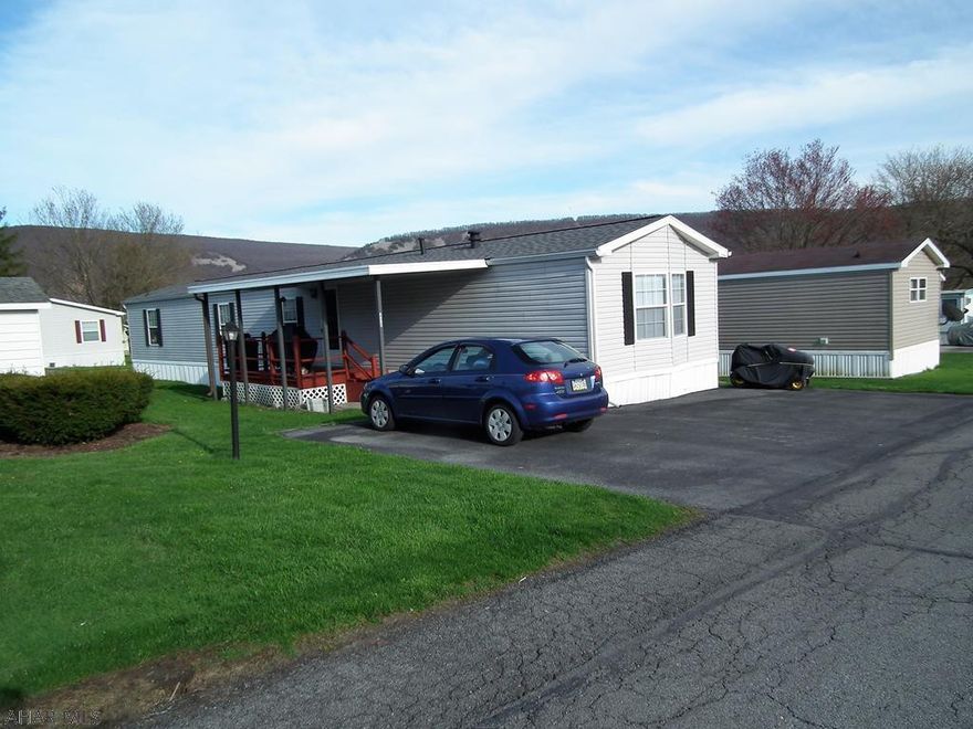 Located in Greendown Acre Mobile Park - This attractive home has 3 bedrooms (one is master bedroom and bathroom), User friendly Kitchen and roomy size living room. Roof has been replaced in October 2017, new entry door will be installed before closing. Deck has been recently treated. Call now for your showing.