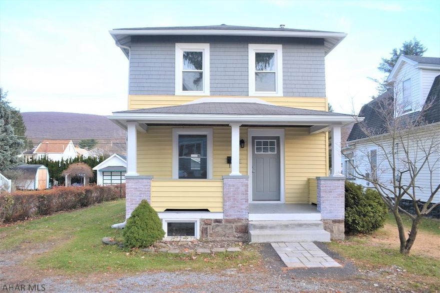 Transformed Two Story in East End! This Sears & Robuck style home has the charm of that era, but with a freshly renovated twist.  First floor has a Living Room, Dining, Kitchen (NEW counters, cabinets, backsplash), Useful mudroom w/laundry on 1st floor, & a *NEW* bath with stand-up shower.  Upstairs you will find 3 Bedrooms & an updated bath.  *BRAND NEW* or Updated: Windows (17), Electrical (Upstairs rewired & additional areas addressed/added), Furnace & Central Air (Oct 2019), New flooring (Luxury Vinyl Plank downstairs, Tiled baths, carpet up steps & in bedrooms), New doors throughout, Freshly painted everywhere, Wood accent wall in mudroom, New lighting/fans.  Double flat lot & LARGE (22' x 24') garage you are sure to appreciate.  All that is missing is Y.O.U!  Agent owned.