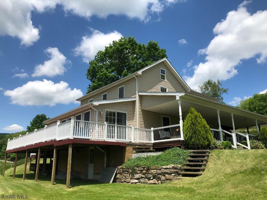 Schedule a private video tour of this picturesque rural retreat featuring a beautiful 3 bed, 2.5 bath modern farmhouse on 48+ scenic acres of mixed hardwoods and fenced pastures. 1 year home warranty included. Just hours from Pittsburgh, Washington, DC and New York, it is perfectly situated for working remotely or as a second home. You'll enjoy spectacular views from the gorgeous sunroom and large wrap around deck. A spacious 50' x 50' garage makes for a great workshop and equipment storage. A small barn and pen complete any animal housing needs. Inquire about equipment and livestock.