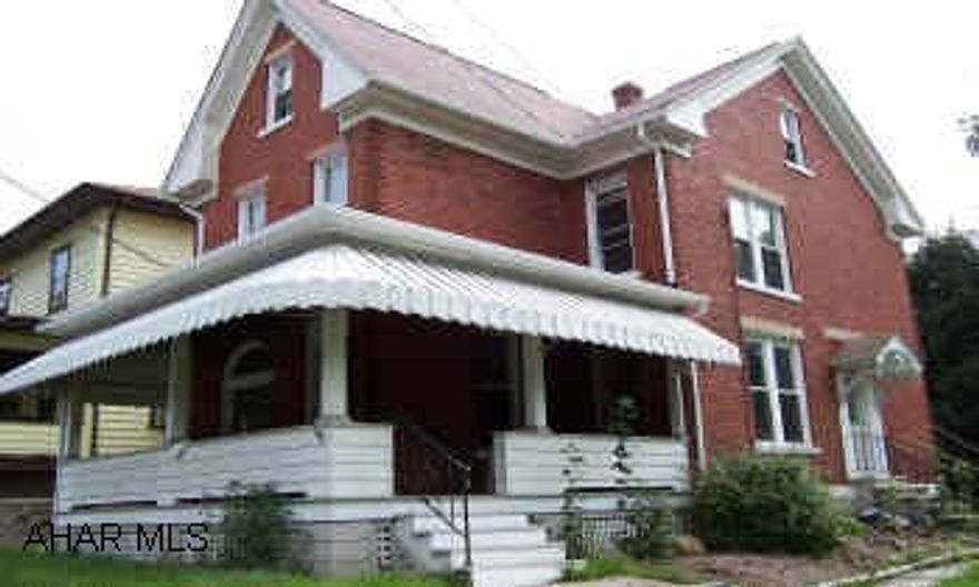 sold as is.  see www.ocwen.com for the 10 day simulaneous period.  great location! 2 story brick with some remodeling, 2 car det garage on .88 acres.