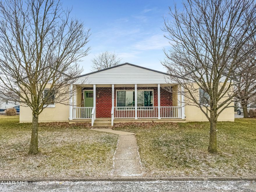 Welcome to 1006 Union Street in the heart of Hollidaysburg Borough! This beautifully maintained ranch-style home sits in a prime location directly across from the Hollidaysburg Junior High School. Over the years, it has been thoughtfully updated with a newer roof, updated flooring, fresh paint, & more. The main level offers a bright & spacious living room featuring a cozy gas fireplace, a dedicated dining area, & a large kitchen complete with stone countertops & included appliances. You'll also find three generously sized bedrooms, an updated full bathroom, & a convenient laundry area with an additional full bath. The unfinished basement provides excellent storage space. Outside, enjoy a heated detached two-car garage, off-street parking, a welcoming covered front porch, & a spacious yard - all situated on a desirable corner lot. Don't miss your opportunity to own this well-cared for home in a fantastic location. Call today for more information!