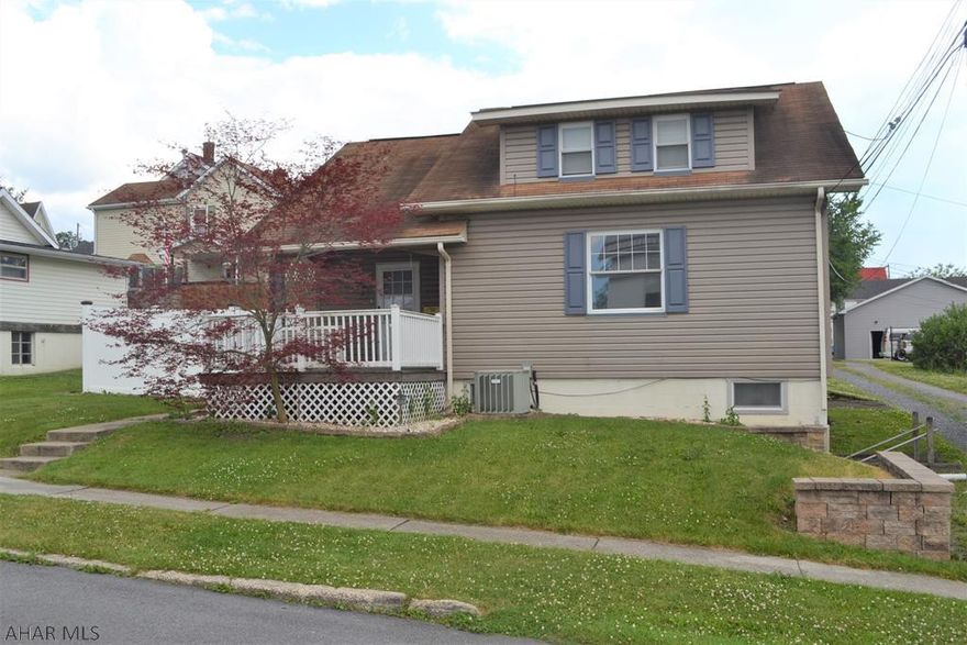 FAIRVIEW FIND!  This 3 BR, 3 BA home offers PLENTY of potential & a unique chance for a home & apartment with separate entry in one. In the home there is a dining room with laminate floors, kitchen with updated counters & backsplash, large living room &  first floor 3/4 bath/laundry. Upstairs is a full bath & 3 bedrooms.  One BR has a nice surprise in the form of a huge stepdown closet area large enough to be used as an addl room in and of itself.  Basement has it's own side entry & can be used as a studio apartment w/kitchen, spacious living area, 3/4 bath & closet. Rent it out & pay down your mortgage or use as needed! Small deck & fully fenced area for furry friends. Garage space currently setup as workshop area. Nice location. Furnace & CA (2015). Add your personal touches!