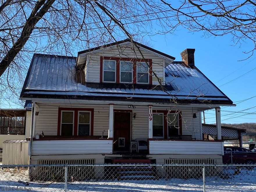 Sweet two story with income right next door! (See 113 Municipal Street.) Awesome safe location right by police station. Seconds from I-99! A commuters dream. This home features a large open kitchen, dining area, living room, first floor laundry, bathroom and two bedrooms. With a little TLC upstairs there is three additional bedrooms, and a bonus room that was a second bathroom. Completely fenced in yard and two sheds. Carport keeps your cars out of the weather. Brand new furnace and water heater. Perfect location to be close to your rental or business next door. Calling all entrepreneurs!