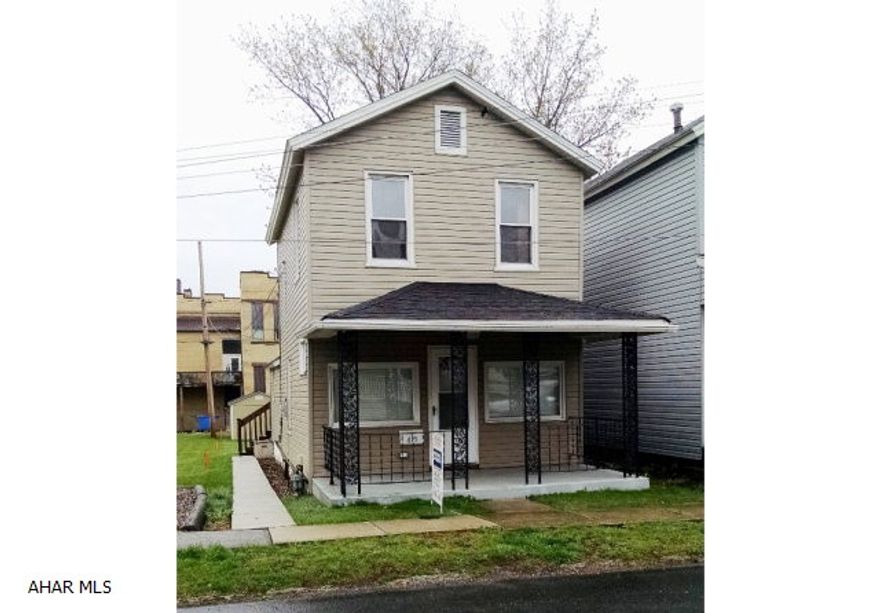 Great Bellwood Borough home, 2 BR, 2 BA, renovated interior, 10X12 storage shed, spacious deck 10X15, Lot size 24X120, updated mechanics. Call today!!