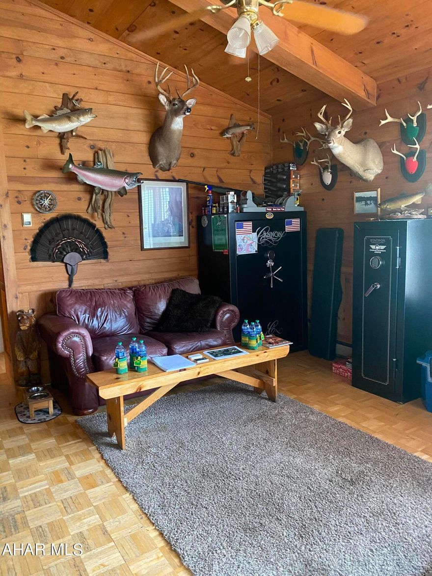 You can find this unique Historic home located in the borough of Schellsburg.  This 3 bedroom, 2 full bath home sits on .66 acres, which is partially fenced for pool and creates a dog friendly area.  One building that can be renovated into a store or can be used for storage.  Another building which is the summer kitchen/ smoke house. So many unique features: Heat pump, pellet stove & wood stove, New metal roof, first floor laundry to just name a few.  This is a must see!