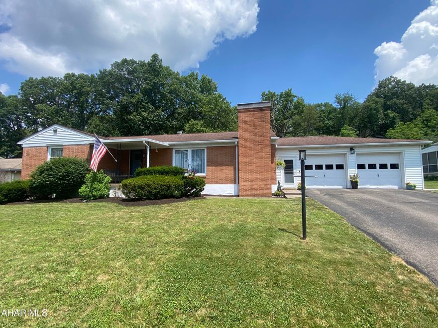 Welcome to 140 Devon Drive! This absolutely beautiful home is located in the very desirable area of Sylvan Hills in Hollidaysburg. This inviting 3 bedroom property features beautiful hardwood flooring, wonderful natural lighting, updated kitchen with stainless steel appliances, and a great layout throughout the house. The basement has been remodeled with the owners creating a huge 29'x13' family room, large exercise room, den/office and even more space available to make it your own. The central air and natural gas heat are bonuses as well. Plenty of parking area available in the driveway as well as an air conditioned/heated 2 car attached garage 
Outside you can enjoy a large, flat, very private fenced in back yard, great for entertaining, young families and pets. Conveniently located within minutes of I99 and Rt 22.