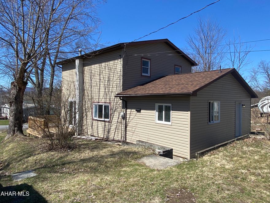 This charming 4-bedroom, 2-bathroom home, located in the desirable Lakemont, PA, has been completely updated.  The spacious layout features a convenient first-floor setup with one bedroom, a full bathroom, and a laundry area, making it ideal for easy accessibility. The remaining bedrooms and second bathroom are located upstairs, providing ample space for a growing family, Making it a perfect place to call home.