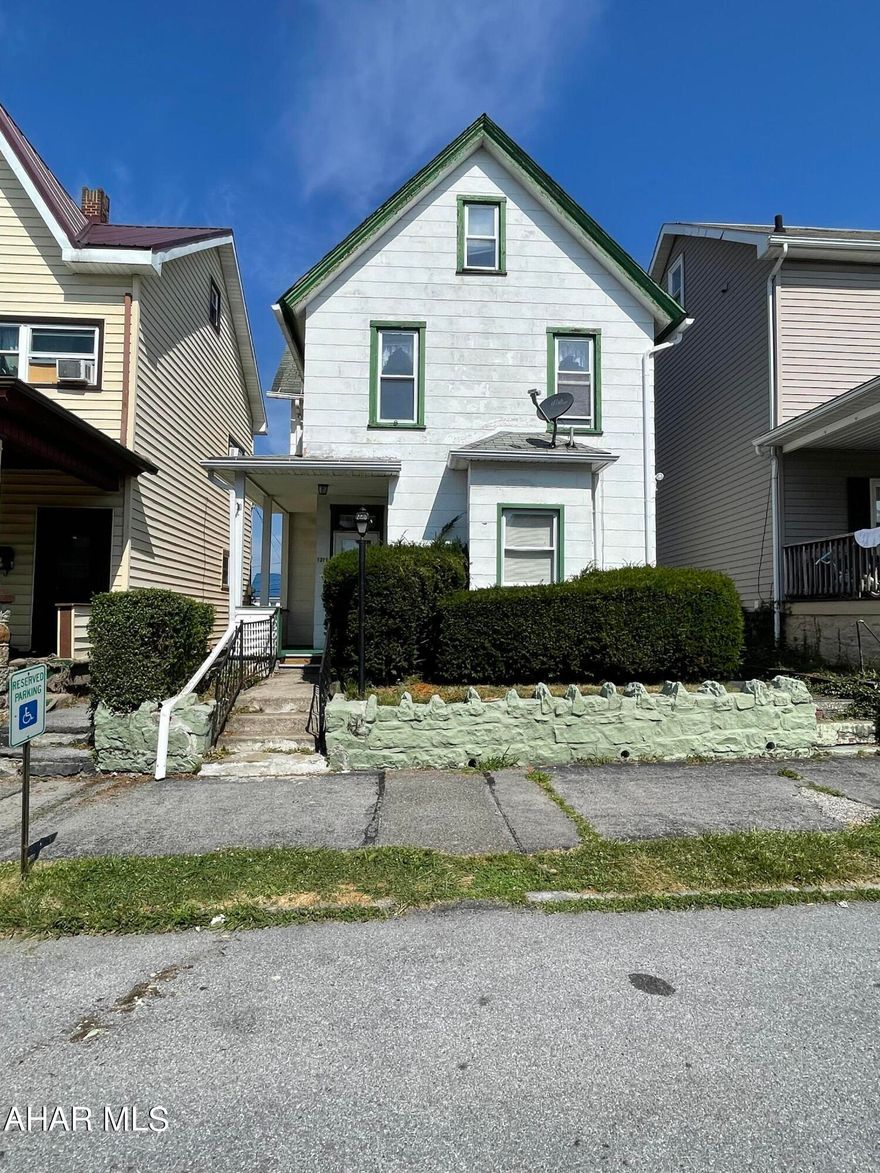 If you are looking for a starter home in the city of Altoona then be sure to check out this one.  It has plenty of spaces for your family to spread out.  The first floor has a living room dining room half bath kitchen and bonus room.  The second floor has 3 bedrooms and a large full bath. Outside you will find a fenced yard for your furry friends to run, and a shed to store your gardening tools.  Come take a look and see what this home can offer.  Seller is motivated.