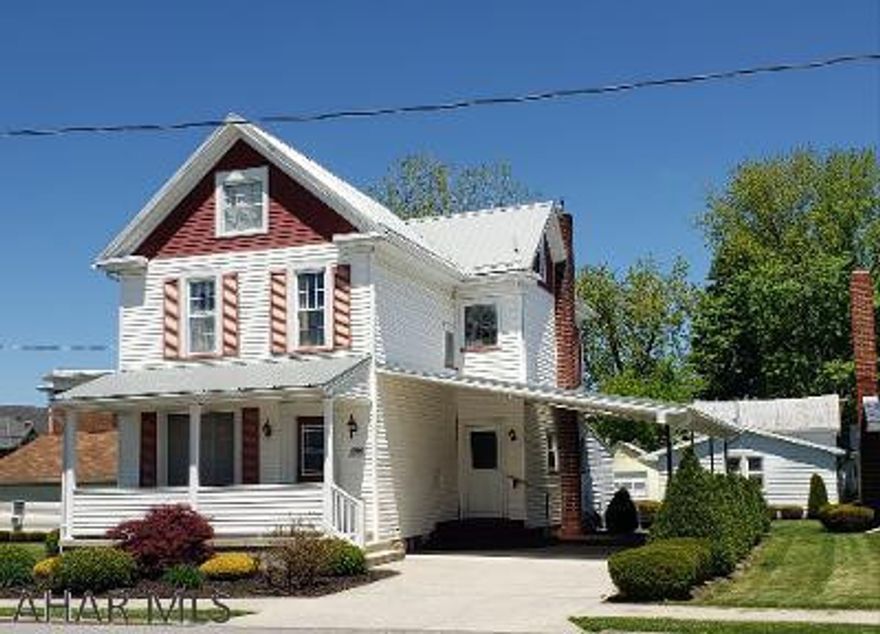 3+ Bedroom 1.5 Bath vinyl + aluminum-sided home with main floor Family Room, 2 yr old gas furnace + electric heat pump. Upgrades include metal roof & vinyl windows. 22x27 shop + 20x16 2-story shop + 14x12 shed. Attached 2-car covered carport. Kitchen appliances & washer & dryer included. $179,900 J-588