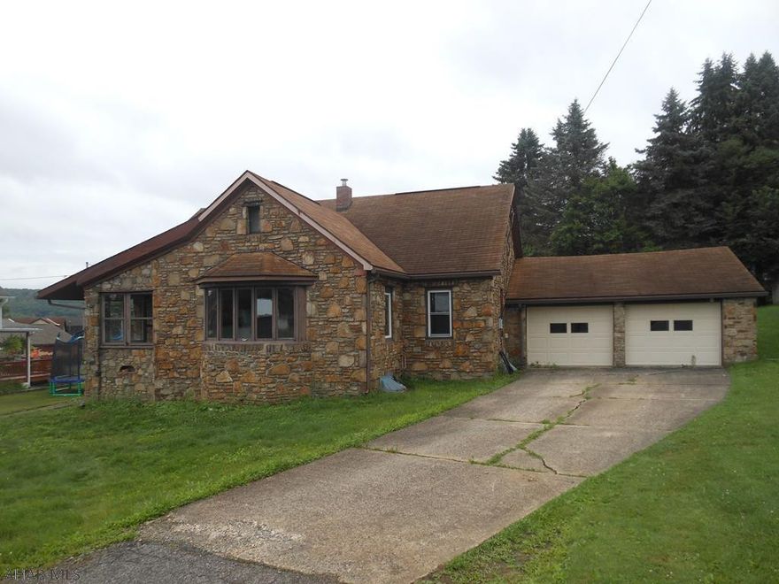 This is a Fannie Mae Homepath.com property.This is a 1.5 story stone faced home in Nanty Glo. This home has off street parking and a tow car attached garage. The main floor features a living room, eat in kitchen, dining room, 3/4 bath and two bedrooms. The second floor has two bedrooms, a full bath and a storage room with no heat. With some custom touches, this house could be your home