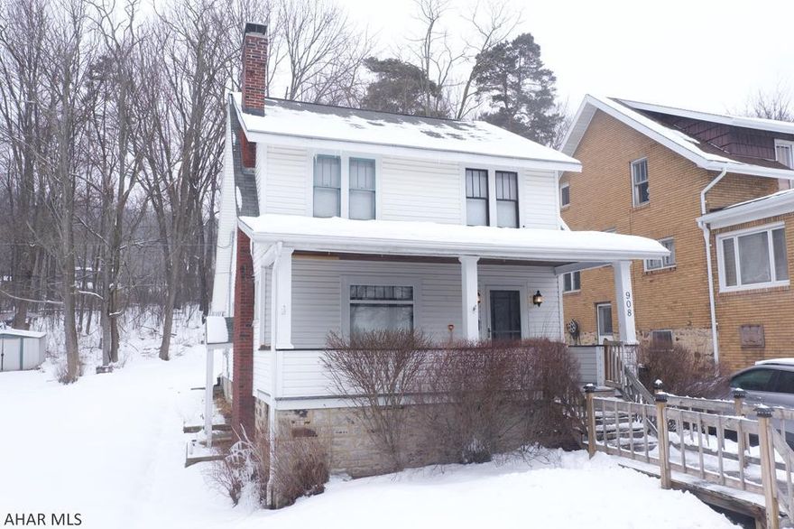 This MUST SEE home has so much character and is priced to sell.  The home features 2 large bedrooms and 1 full bath.  There is original woodwork and hardwood floors throughout.  The walk-up attic can easily be finished.  The home has a newer furnace and hot water heater, as well as a convenient 1st floor laundry.  The home is situated on a large lot with plenty of off-street parking.