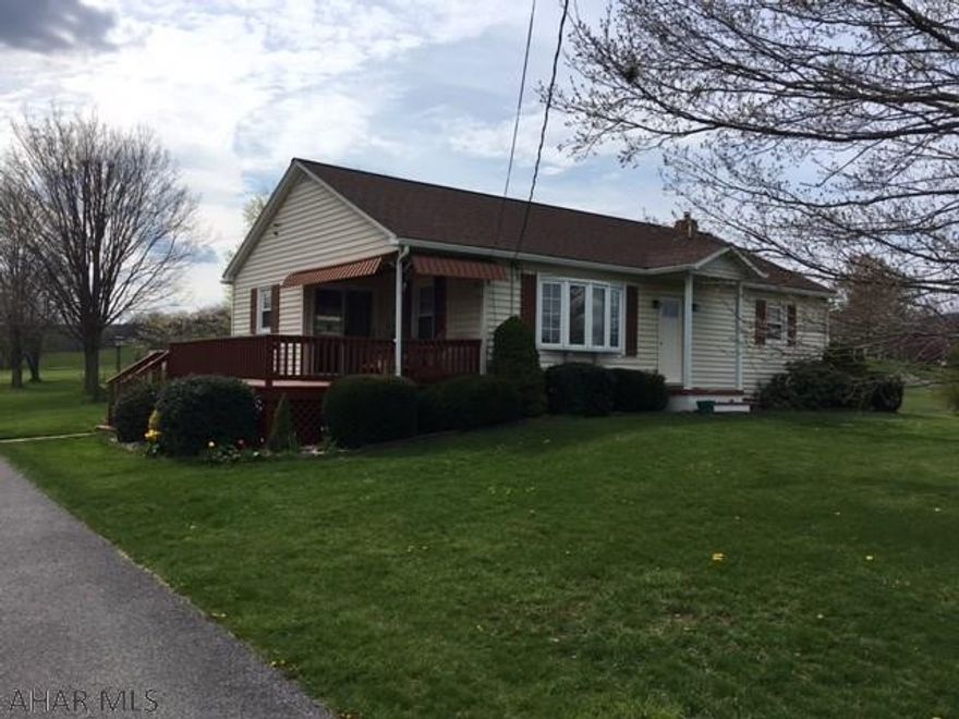 Very well maintained ranch with beautiful views! Recently updated lighting, bathroom, GFIs, basement steps, interior paint, radon mitigation system.