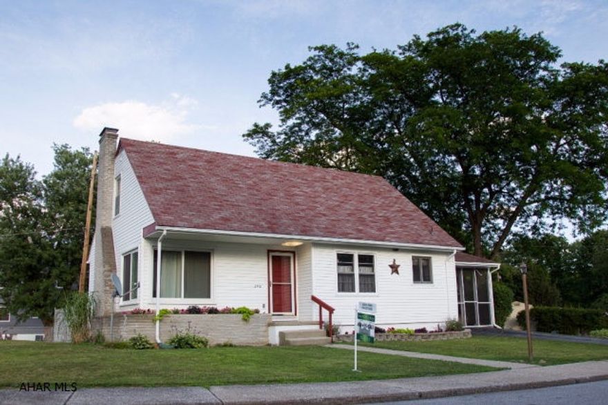 NEW PRICE!!! You won't find anything like it at this price. Beautiful Cape Cod home located in the desirable area of PSU Altoona Campus.  This immaculate home features 3 large bedrooms along with 3 bathrooms. One bedroom on first level and 2 on second level.  Open style living room that is accented with a nice fireplace and tons of natural light.  Hardwood floors throughout the entire house.  Fenced back yard and large screened patio off the kitchen.  Don't let this one pass you by!!