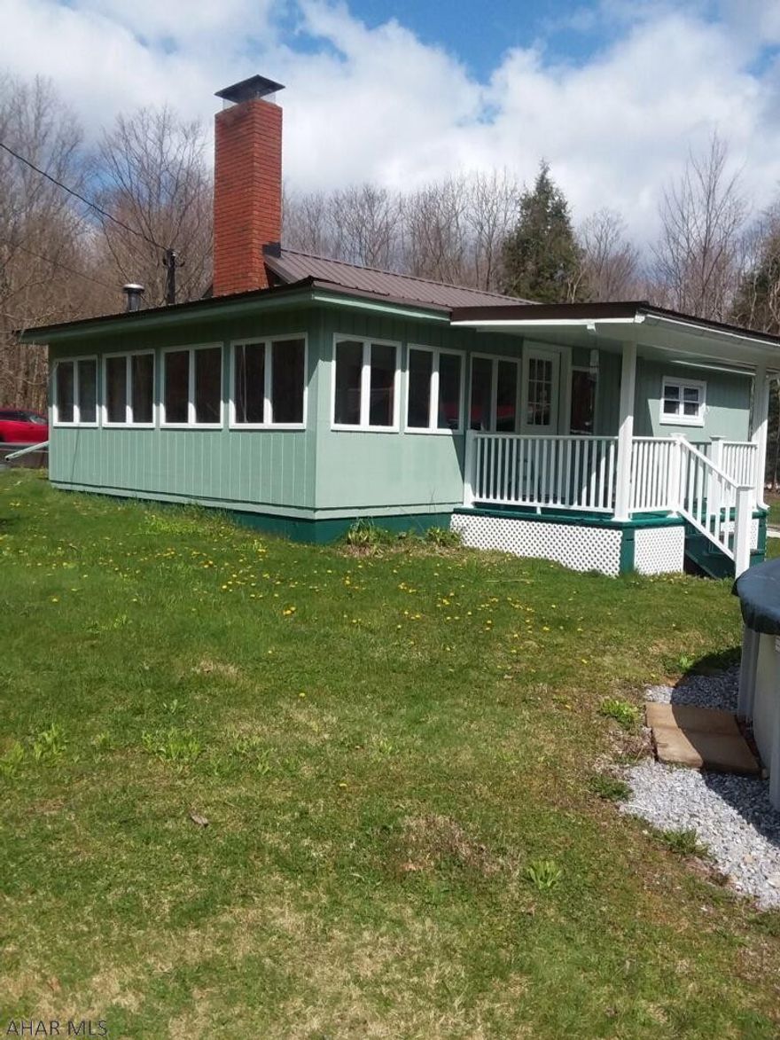 Nice 1 story recently remodeled, newer metal & rubber roofs.  3 Bedrooms, 1 Bath on 1.15 acre.  3 garage stalls, above ground pool.  Near some areas to hunt on.  Live out but only minutes to Altoona.  Semi-private off main road. Has an area that could be finished into some extra space.  Worth the look!