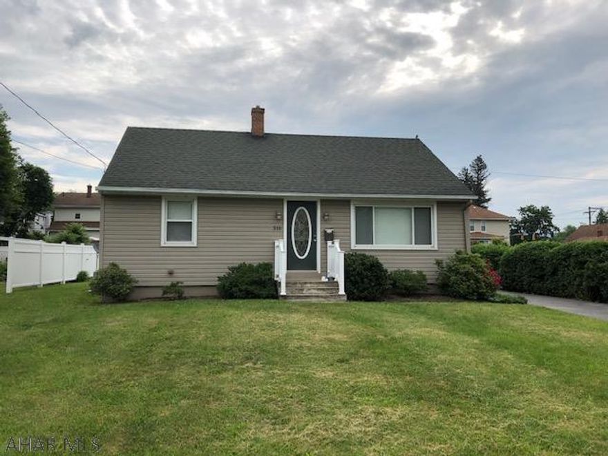 Super clean 2 Bedroom, 1 Full Bath with stainless appliances, all new carpet, new fresh paint throughout, newer windows, central air, blacktop driveway, nice rear carport.  Second floor could be finished for two more bedrooms.  Schedule your showing today!