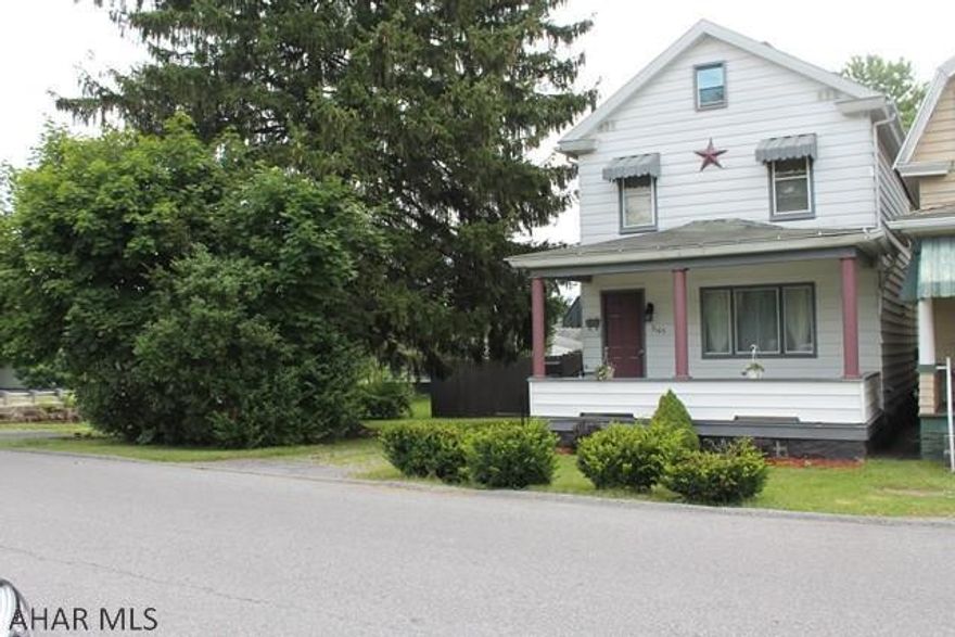 Great Altoona home located in TOY TOWN with many amenities and possibilities. Conveniently located to all the conveniences that Altoona has to offer.  This handicap accessible home has 2 bedrooms and 2 full baths situated on a double lot. A concrete slab with foundation for garage is located on the property. Home features a new gas hot water heater and high efficiency furnace with a/c coil. Electric has been updated with 100 amp circuit breakers. Property has a fully fenced in back yard for added privacy, new carpeting and paint throughout. Absolutely move in ready. Laundry is currently located in the basement but hook-ups exist to move to the first floor. Attic is fully finished  with closets. This home is a must see. Call for an appointment today.  MOTIVATED SELLER!!