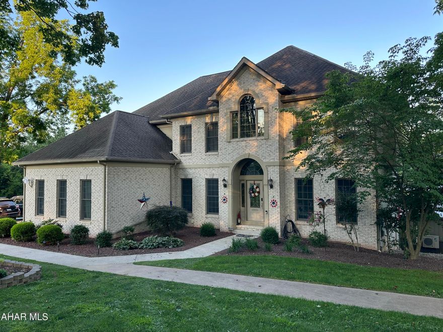 Who says you can't have it all? Check out this beautiful property adjacent to the American Legion Country Club in Mount Union. This home is a quality two story home with 5 bedrooms and 5 full baths, a two story foyer and family room, formal dining room with tray ceilings, formal living room, a custom cherry chef's kitchen, attached three car garage, one bedroom is on the main floor with an adjacent full bathroom, a catwalk separates the second floor providing privacy and a beautiful view of the family room and fireplace below. The basement is finished with a theater room in the basement with the equipment staying, a full bathroom, a wet bar and two Presidential Liberty gun safes. The basement opens at ground level to the pool and spa area. The exterior of the house boasts a huge back deck overlooking the inground heated pool, spa house with an Arctic jacuzzi and Arctic swim spa, and a heated steel pole building with a/c and kitchen that is perfect for entertaining in any weather. Additional outbuildings include: a 60x80 building with a 16x32 garage door, finished office area with mini split and a half bath, shelving included, propane radiant heat and forced air heat; a detached two car garage with finished area on the second level and pool table; a two car detached garage with a third garage door on the side for easy access. This home has two geothermal heat pumps. More pictures to follow the owner is in the process of moving.