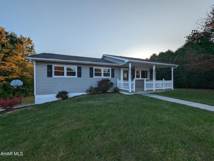 Beautiful 1 story Galitzin home in nice, quiet neighborhood! Large formal living room, updated kitchen with adjoining dining room.  3 bedrooms, 2 baths including Master Suite. Finished basement w/ family room, workshop, laundry/utility room and 1/2 bath. 2 car integral garage, rear wood deck and covered concrete front porch. Asset built prior to 1978 lead based paint potentially exists. May qualify for seller financing (Vendee). Buyer pays both transfer taxes. Buyer responsible for required municipal sewer testing and any escrow/repairs. Buried oil tank on property.