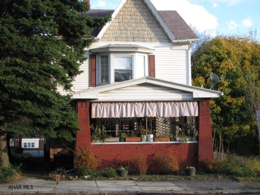 Altoona duplex with detached garage and off street parking! This home offers covered porches for each unit and separate utilities. Appliances included!Live in one unit and rent the other.