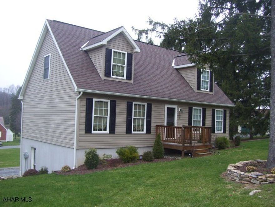 Immaculate and tastefully decorated Cape Cod with 4 bedrooms/2 full baths, is conveniently located.  Home features an open floor plan with large rooms.  The large oak kitchen has ceramic tile, an island, eating area and like new appliances. Home warranty included. Basement ideal for finishing. Move-in condition!