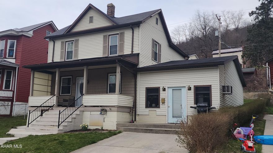 Come see this gem in Forest Hills School District! You won't believe the space it offers for such a bargain! 4 bedrooms (one is on the first floor!), 2 full bathrooms, first floor laundry, Eat-in kitchen AND a dining room. Two Family/Living rooms. Master bedroom upstairs has it's own bathroom and walk-in closet! Newer windows throughout and tongue and groove ceilings! Much of the home has been updated in the past few recent years. Oil- hot water heat. 24 hour notice required!