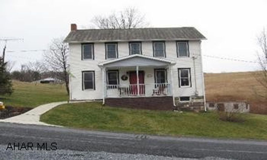 Country living at its best on 105.40 peaceful acres.  Two-story, 4 bedroom, 1.75 bath with beautiful red pine floors!  Contact Chris Bollman at 814-215-0017. Contingent upon continuing conservation reserve program until end of contract.This 2-story home boasts gorgeous pine floors throughout most of the home, large country kitchen w/ old fashioned back stairway, bank barn, shed, corncrib, 2-car detached garage, springhouse and more!