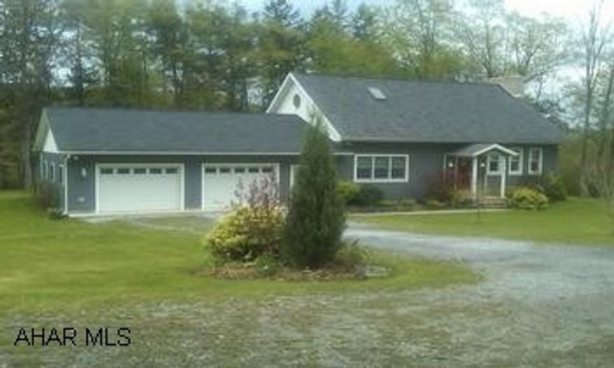 On 219N from Ebensburg to Lemon Drop Road- turn right to Abbey Lane -sign out. (3 miles from Loretto) Private & bright 4 BR home with fireplace & hardwood floors on 2.5 acres. Large 2 car attached garage.  Master BR suite with Jacuzzi tub. Many extra features! Call Nancy @ 932-8014