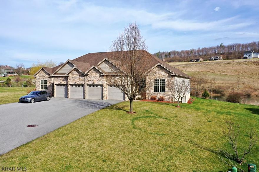 Enjoy one story living in this beautiful duplex in the highly desirable Scotch Valley subdivision! This home offers 3 bedrooms, 2 full baths, all located off the beautifully updated open-concept kitchen with stainless steel appliances. There is also a newly added composite deck off the kitchen area, perfect for a grill and patio furniture. The full-sized, walkout basement, features high ceilings and plenty of space, ready to be completed by its next owner! Move in ready!!!  Virtual tour available on brokerage website and Realtor.com.