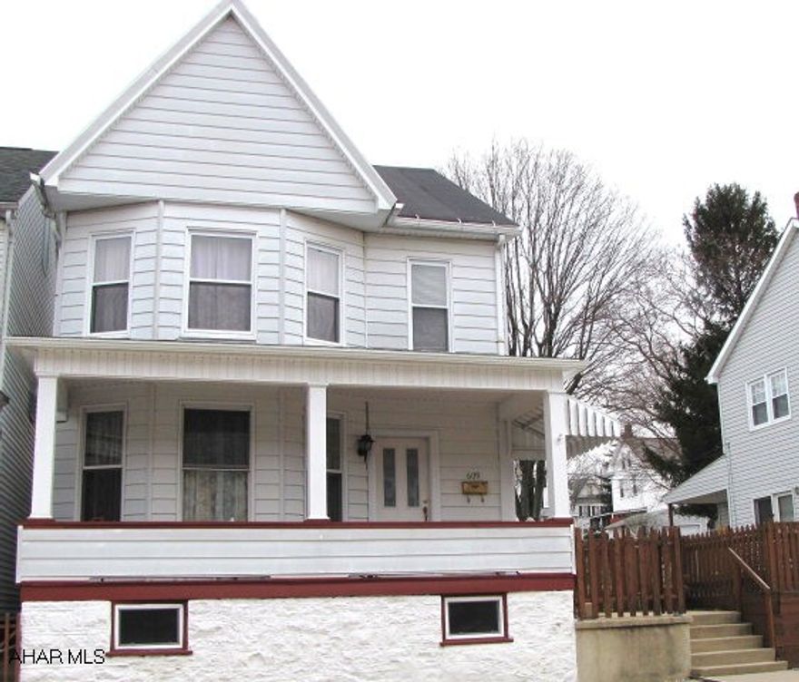 Replaced kitchen with new floor, refrig, stove, washer, dryer in '04.  All new windows except Dining Room.  Large fenced lot.  New furace, new hot water tank, attic possible bedroom.