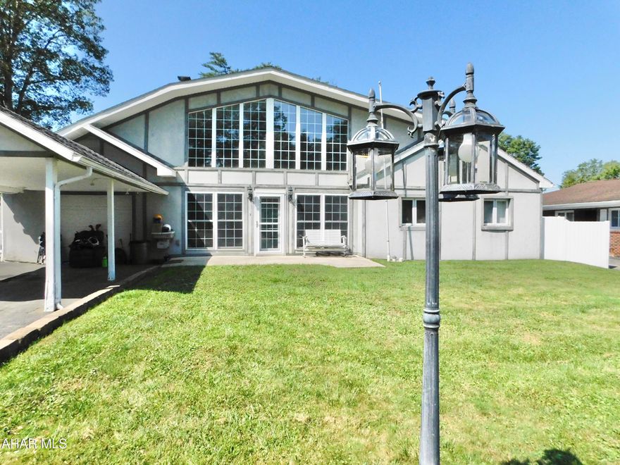 IF BIG IS WHAT YOU NEED LOOK NO FURTHER!!This home has so much space to offer. Large bedrooms and walk in closets. Large living room and family room and tons of attic storage space. Large flat lot is fenced for pets or entertaining with friends. There is an upper (off of owners suite) and lower rear patio for evening enjoyment. Garage is currently used as gym. High efficiency boiler & 2 gas fireplaces.