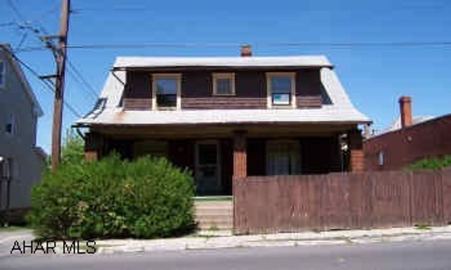 sold as is. Buyer must pay 2% transfer tax.  Good starter home or investment property.