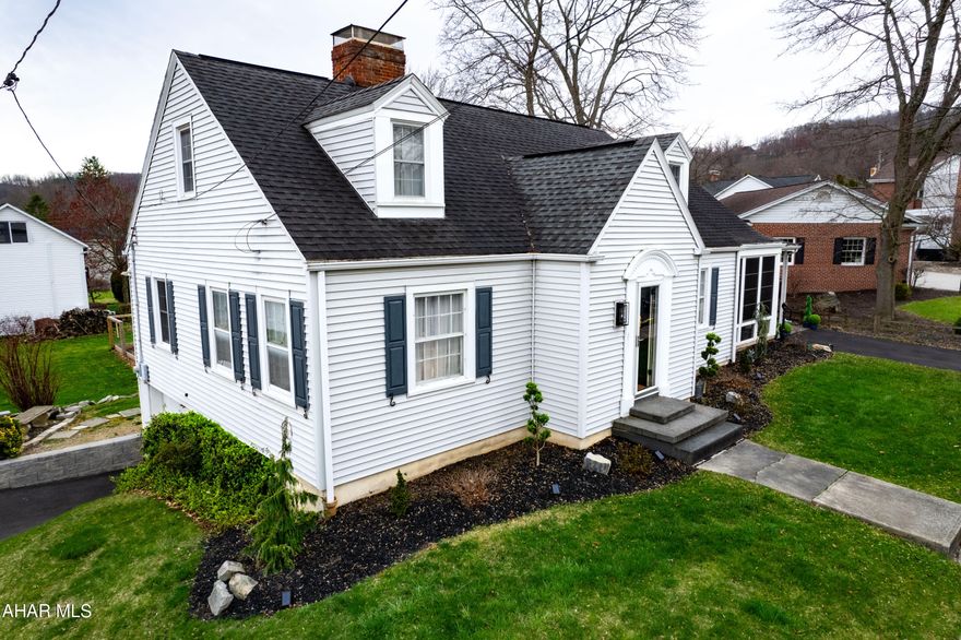 Welcome home to this charming and well-maintained Cape Cod in the heart of Bedford. This 3 bedroom, 2 bath home boasts 2,113 square feet of living space. Main level offers a sun porch perfect for enjoying morning coffee or evening sunsets, a cozy living room with a fireplace and crown molding, kitchen with the perfect breakfast nook, formal dining room for entertaining, bedroom, bathroom, den (can be a bedroom), and mud room. 2nd level offers two bedrooms, bathroom, and an office that can also convert to additional sleeping quarters. Located just blocks from downtown Bedford, this property offers convenience and easy access to the Heritage Trail, Bedford Elks Country Club, and Omni Bedford Springs and nearby schools. Step outside to the paver patio and enjoy some backyard dining in historic Bedford. This home is truly a warm and inviting retreat, perfect for creating lasting memories with loved ones. Don't miss out on this opportunity to own a piece of Bedford's charm.