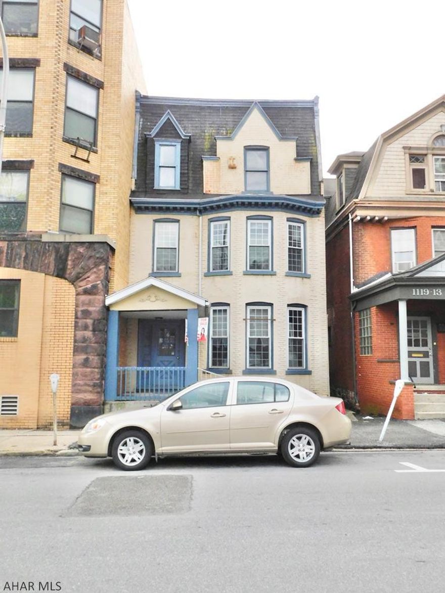 MOTIVATED SELLER- SELLER WANTS OFFERS. This is a great chance to join the growing Downtown Altoona atmosphere.  This multi-unit building is zoned Commercial Combo with a great opportunity for a business venture on the first floor and remodeling the 2nd and 3rd floor apartments for great cash flow.  The property offers 4 off street parking spaces, too!  There could be some opportunity (subject to qualification and approval) for city business grants to help bring this beauty back to life!  Contact the listing agent today for your private tour.