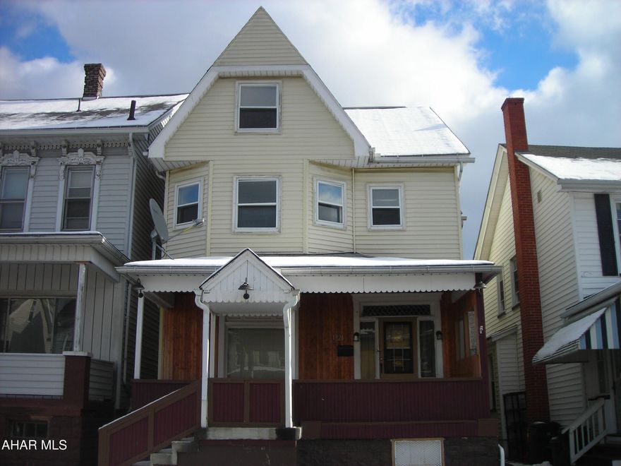 Great starter or investment property! 4 Bed rooms, off street parking in rear. Hardwood floors, boiler, hot water tank and electric all look good.  Home could be part of a package deal with purchase of home next door.
